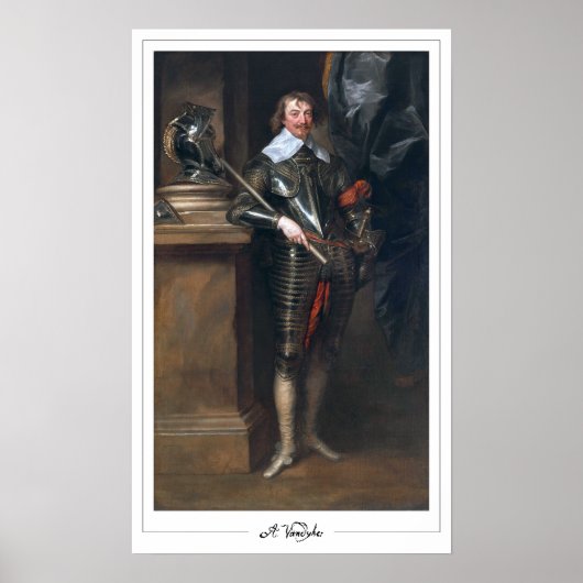 Anthony van Dyck Zedign Art Poster #642 (Voorkant)