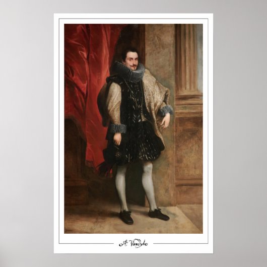 Anthony van Dyck Zedign Art Poster #667 (Voorkant)