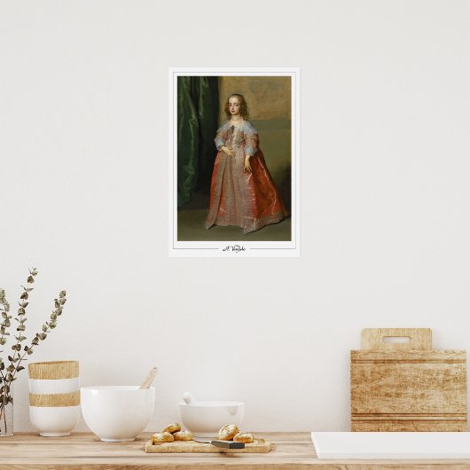 Anthony van Dyck Zedign Art Poster #680 (Keuken)