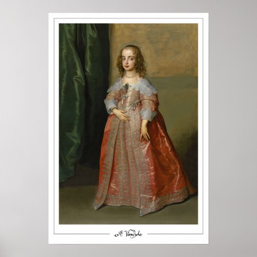 Anthony van Dyck Zedign Art Poster #680 (Voorkant)