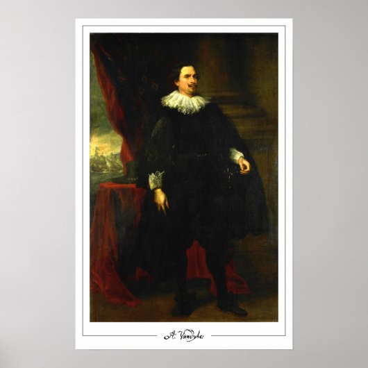 Anthony van Dyck Zedign Art Poster #78 (Voorkant)