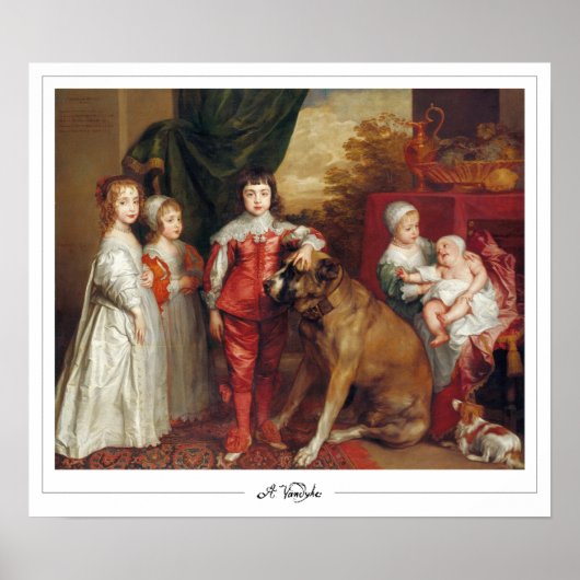 Anthony van Dyck Zedign Art Poster #9 (Voorkant)