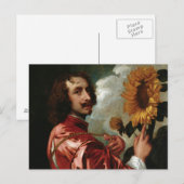 Anthony van Dyck - zelf-Portret Briefkaart (Voorkant / Achterkant)