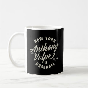 Anthony Volpe New York Baseball Cursive MLBPA Koffiemok