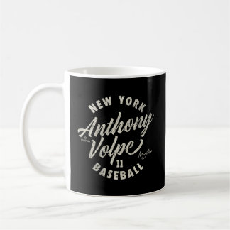 Anthony Volpe New York Baseball Cursive MLBPA Koffiemok