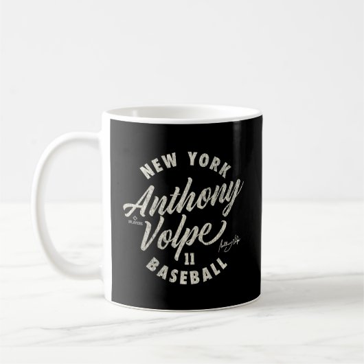Anthony Volpe New York Baseball Cursive MLBPA Koffiemok (Links)