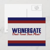 Anthony Weiner Briefkaart (Voorkant / Achterkant)