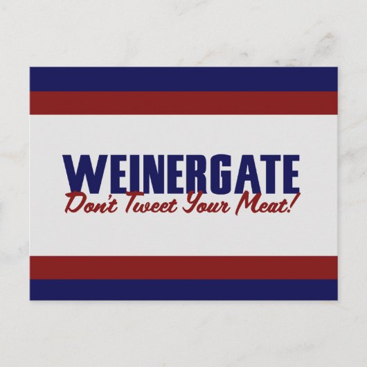 Anthony Weiner Briefkaart (Voorkant)