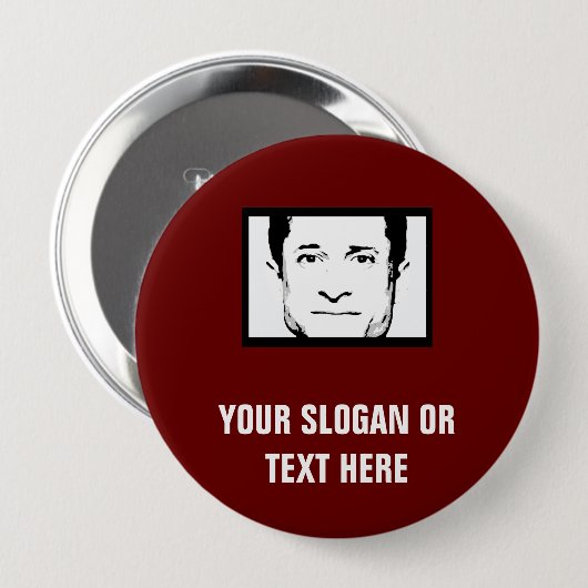 ANTHONY WEINER - RONDE BUTTON 4,0 CM (Voorkant /achterkant)