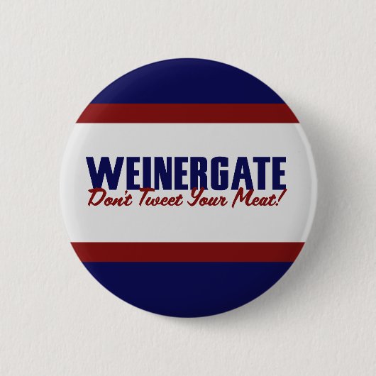 Anthony Weiner Ronde Button 5,7 Cm (Voorkant)