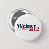 Anthony Weiner Ronde Button 5,7 Cm (Voorkant /achterkant)