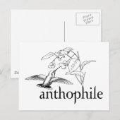 Anthophile Briefkaart (Voorkant / Achterkant)