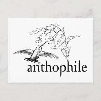 Anthophile Briefkaart