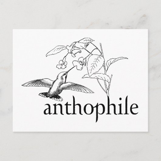 Anthophile Briefkaart (Voorkant)
