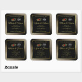 Anthracite Black Product Labels Ladybug met Logo (Vel)