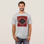 Anthracite werd vervoerd door de Reading Railro T-shirt (Voorkant volledig)