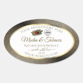 Anthracite White Product Labels Ladybug met Logo (Voorkant)