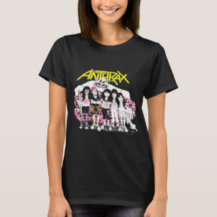 Anthrax Band Groep Klassieke Thrash Metal Kunst On T-shirt