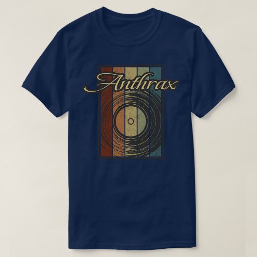 Anthrax Vynil Silhouette T-shirt (Design voorkant)