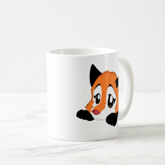 Anthro Fox Coffee Mok (Voorkant rechts)