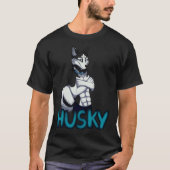 Anthro Husky Baseball ¾ Sleeve T-shirt (Voorkant)