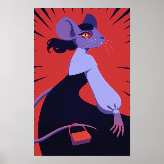 Anthro Rat Poster (Voorkant)