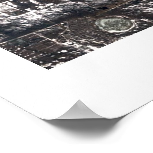 Anthropocene II - Winterdag in het noorden van Kaz Poster (Hoek)