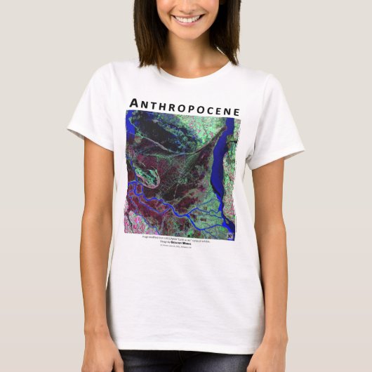 Anthropocene V_A - Parana River Delta, Argentinië T-shirt (Voorkant)