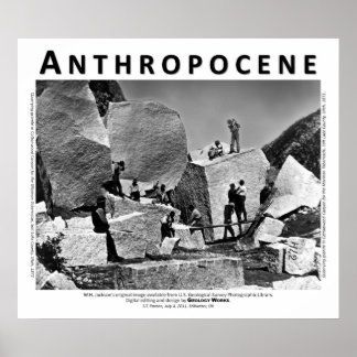 Anthropocene VI - Granite Quarry, Salt Lake County Poster