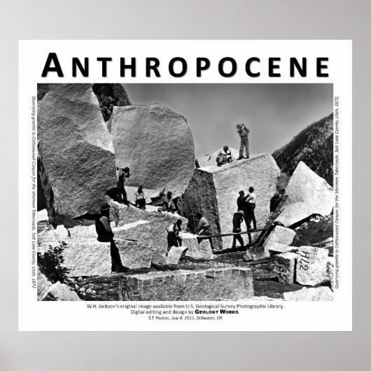 Anthropocene VI - Granite Quarry, Salt Lake County Poster (Voorkant)