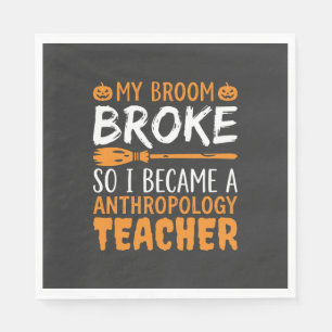 Anthropologie Docent Gebroken Bezem Halloween Ontw Servet