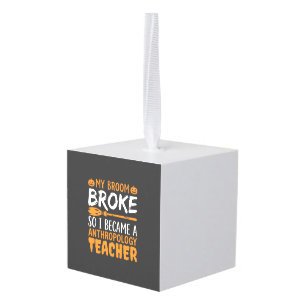 Anthropologiedocent Gebroken Bezem Halloween-ontwe Decoratie