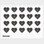 Anthropologiedocent Gebroken Bezem Halloween-ontwe Hart Sticker (Vel)