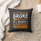Anthropologiedocent Gebroken Bezem Halloween-ontwe Kussen (Deken)