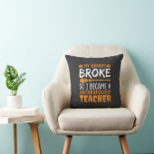 Anthropologiedocent Gebroken Bezem Halloween-ontwe Kussen (Stoel)