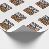 Anthropologiedocent Halloween Bezem Gebroken Cadeaupapier (Hoek)