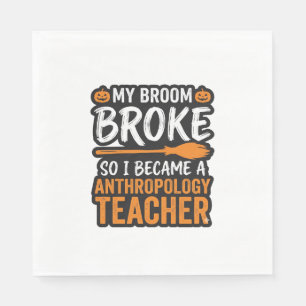 Anthropologiedocent Halloween Bezem Gebroken Servet