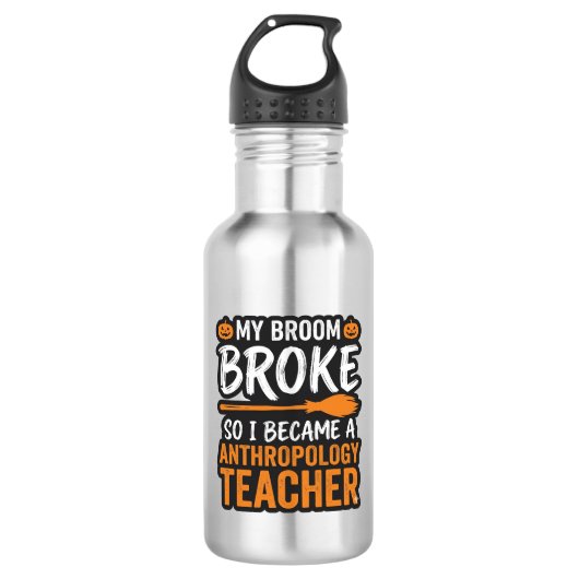 Anthropologiedocent Halloween Bezem Gebroken Waterfles (Voorkant)