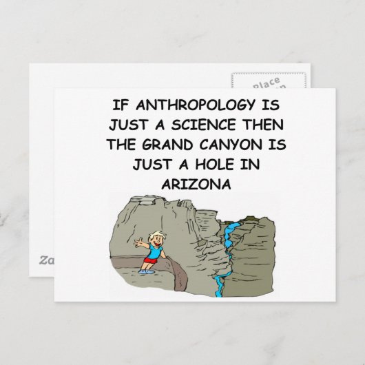 ANTHROPOLOGY-cadeaus t-shirts Briefkaart (Voorkant / Achterkant)