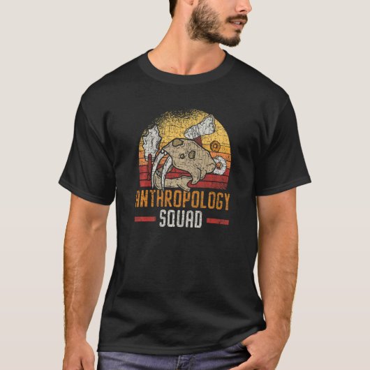 Anthropology Squad Science Anthropologist Fossils  T-shirt (Voorkant)