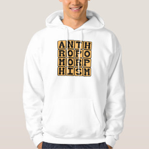 Anthropomorfisme, het toekennen van menselijke eig hoodie