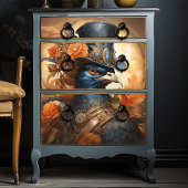 Anthropomorphic Steampunk Pigeon Victoriaans Top H Tissuepapier