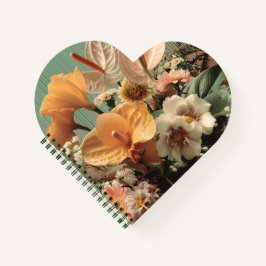 Anthurium and Tropical Floral Arrangement Notitieboek