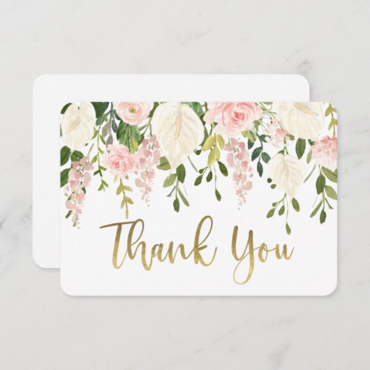 Anthurium bedankkaart (Voorkant / Achterkant)