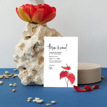 Anthurium · Bloemenlijntekening · Casual Modern