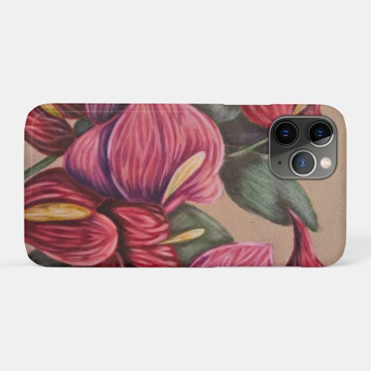 Anthurium Case-Mate iPhone Case (Achterkant (horizontaal))
