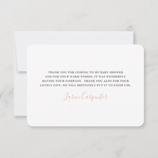 Anthurium dank je kaart (Achterkant)