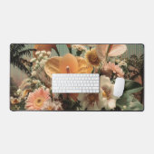 Anthurium en tropische bloemschikking bureaumat (Keyboard & Muis)