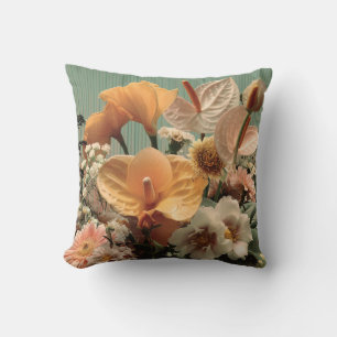 Anthurium en tropische bloemschikking kussen