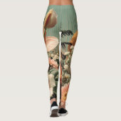 Anthurium en tropische bloemschikking leggings (Achterkant)